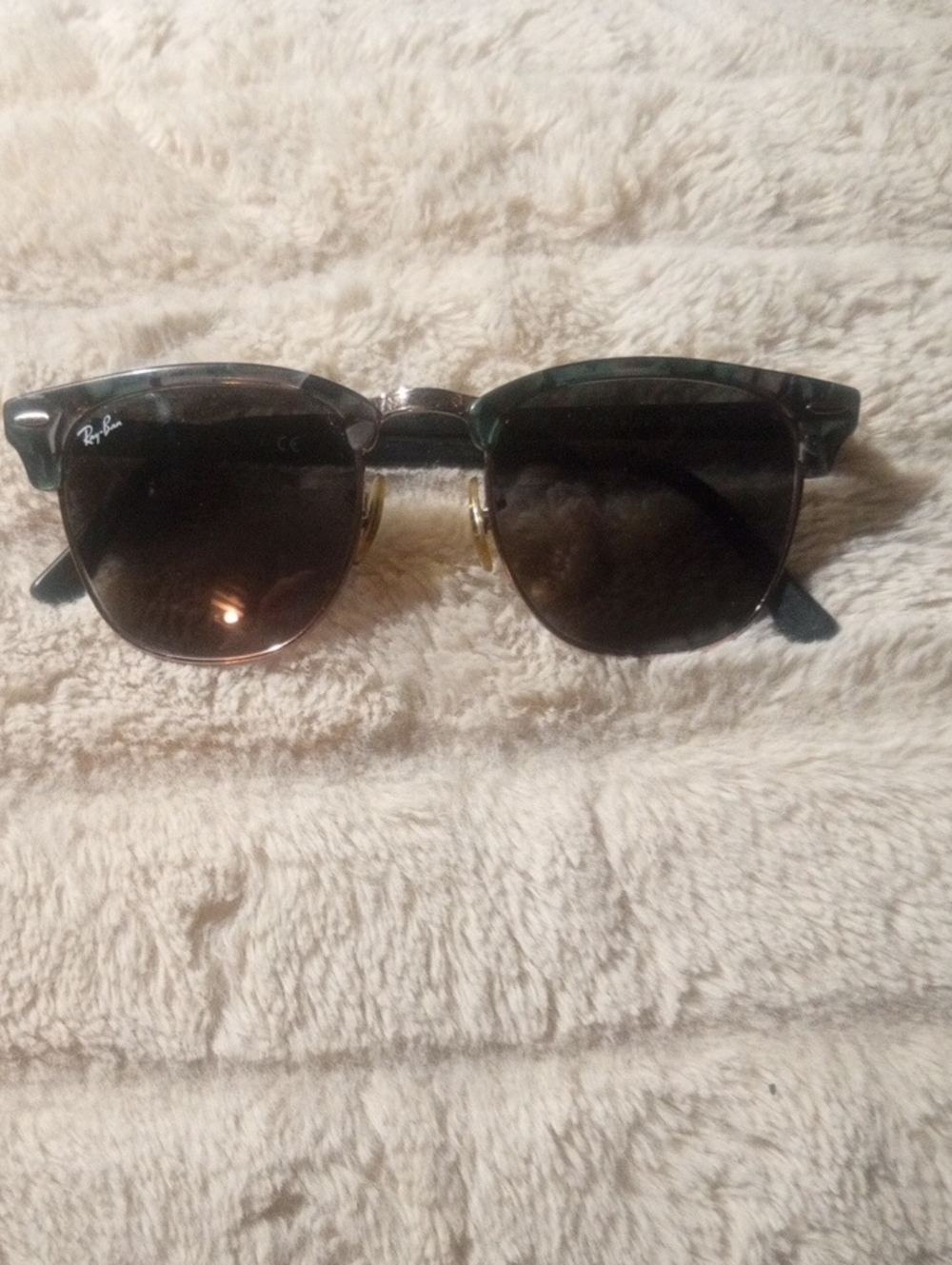Ray-Ban Clubmaster Sunglasses - Black Frames, Dark Lenses